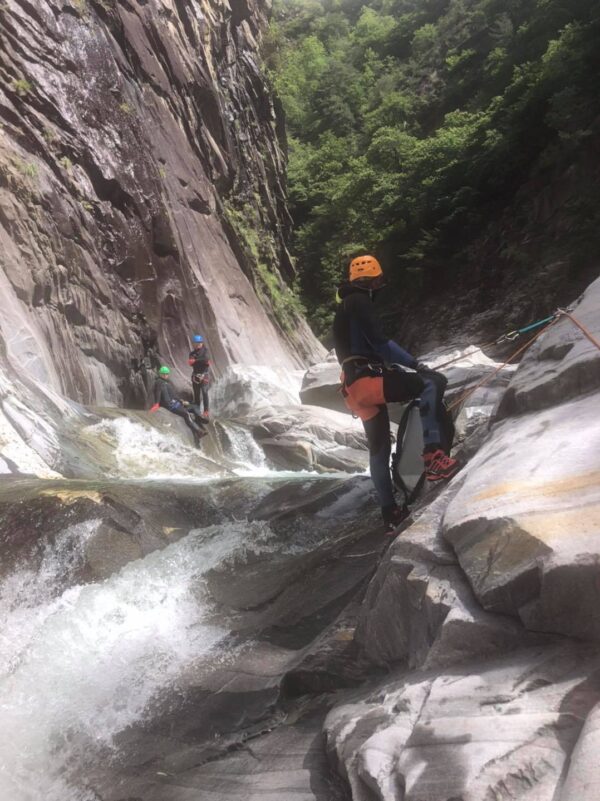 canyoning fun mountains adventure alps Italy alpinism mountaineering